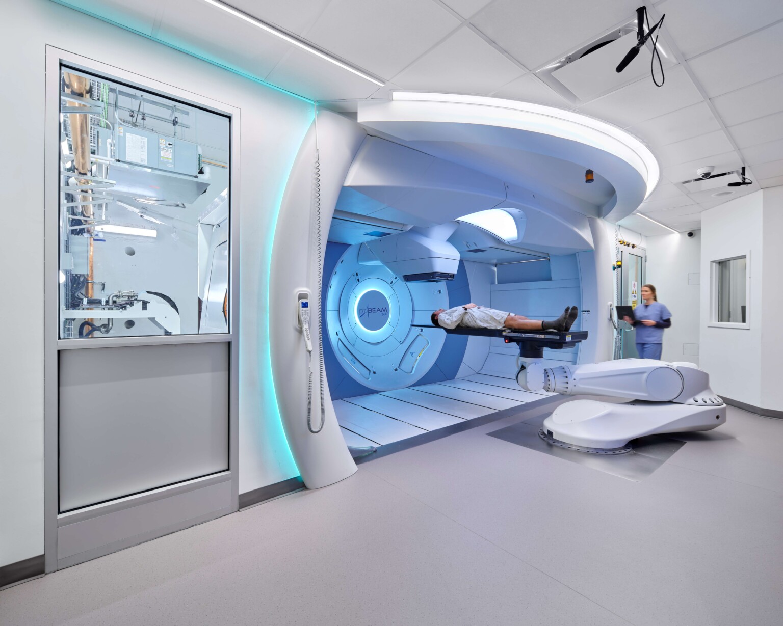 Proton therapy facility, healthcare design